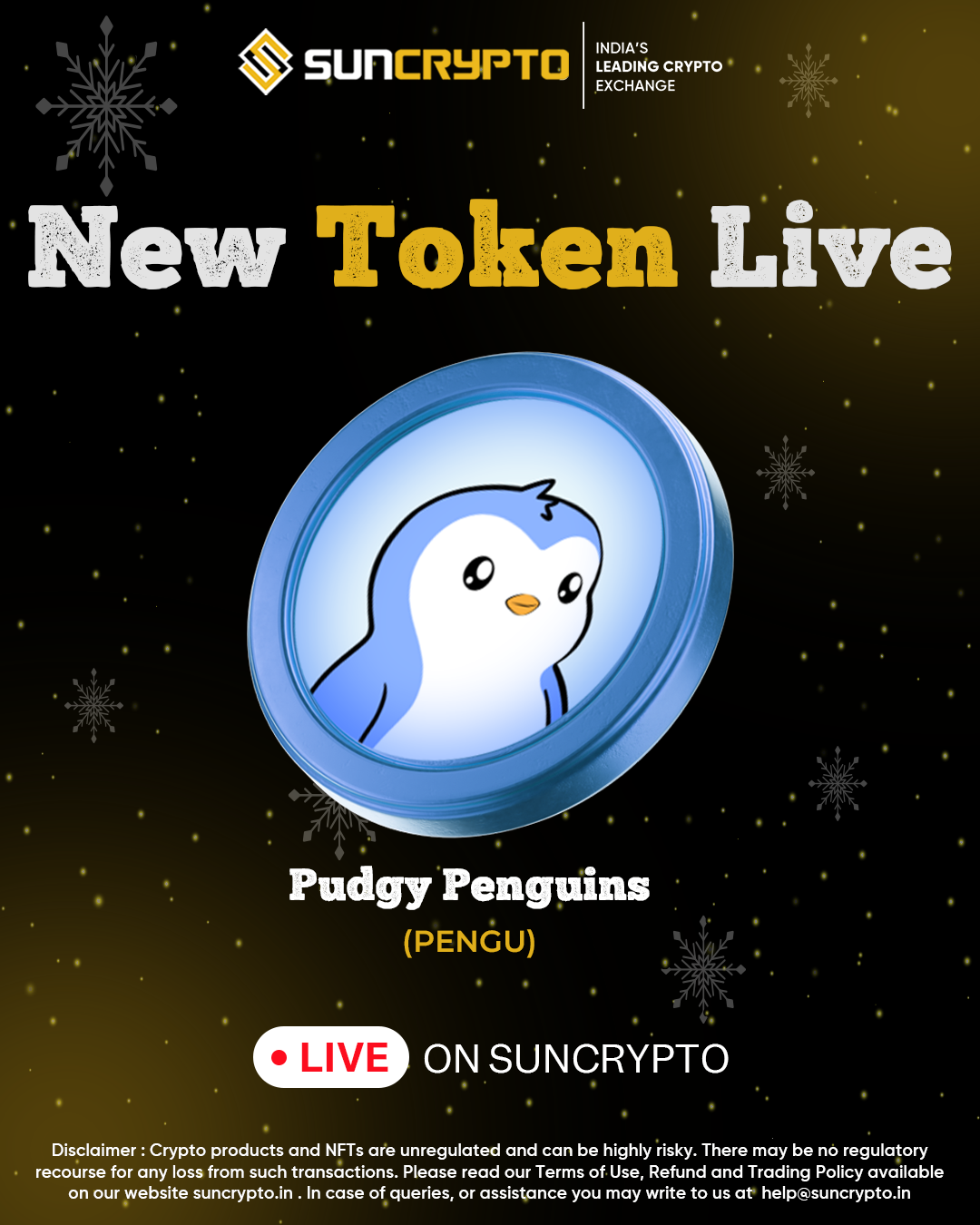 PENGU-INR-ON-SUNCRYPTO